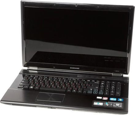 Ноутбук Samsung NP-RF712-S01 17.3", Intel Core i5 2410M 2.3ГГц, 2-ядерный, 6ГБ DDR3, 500ГБ,  AMD Radeon  HD 6650M - 2 ГБ, Windows 7 Home Premium, черный/красный [np-rf712-s01ru]