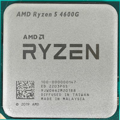 Процессор AMD Ryzen 5 4600G, AM4,  OEM [100-000000147]