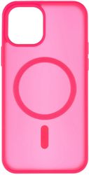 Чехол (клип-кейс) ZIBELINO Matte Shield, для Apple iPhone 12, противоударный, фуксия