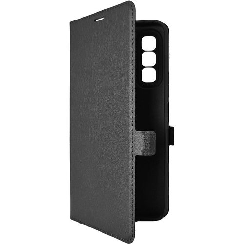 Чехол (флип-кейс) BORASCO Book Case, для Infinix Hot 70, черный [76711]