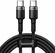 Изображение товара Кабель BASEUS Cafule flash,  USB Type-C (m) -  USB Type-C (m),  2м,  черный / серый