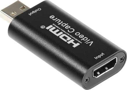 Адаптер аудио-видео PALMEXX PX 5-990A, HDMI (f) - USB, ver 1.4, черный