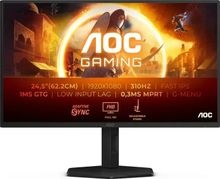 Изображение товара Монитор AOC 25G4SXU, Fast IPS, 310Гц, 2хHDMI, черный Изображение товара Монитор AOC 25G4SXU, Fast IPS, 310Гц, 2хHDMI, черный
