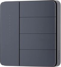 Умный выключатель AQARA Z1 Pro ZNQBKG43LM, двухклавишный, графитовый