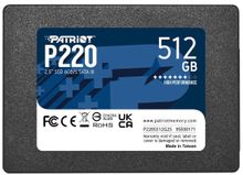 Изображение товара SSD накопитель Patriot P220S512G25 512 ГБ 2.5" SATA III быстрый и надежный