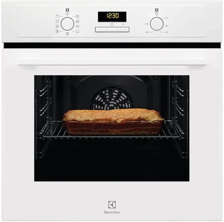 Духовой шкаф электрический Electrolux EOF3H40BW,  65л,  дверца с 2 стеклами,  белый