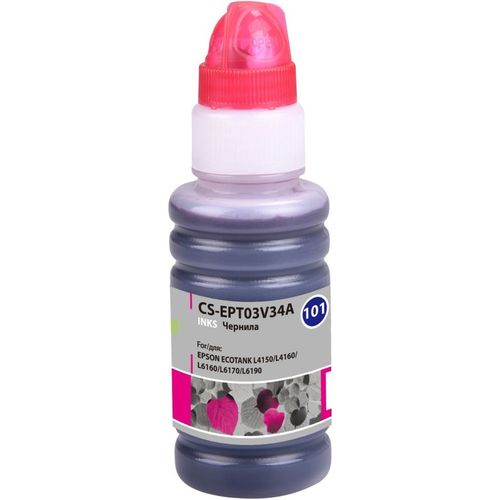 Чернила Cactus CS-EPT03V34A 101M C13T03V34A, для Epson, 70мл, пурпурный