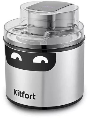 Мороженица KitFort КТ-1828, 12Вт, 2000мл, серебристый