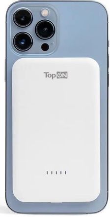 Внешний аккумулятор (Power Bank) TopON TOP-M5,  5000мAч,  белый [103078]