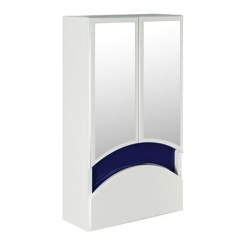 Шкаф MIXLINE Радуга 46 ЦВЕТЫ без подсветки, с зеркалом, подвесной, 460х800х180 мм, белый [528042] MIXLINE