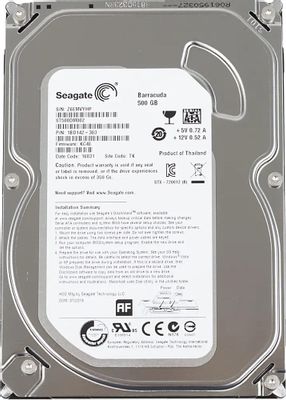 Жесткий диск Seagate Desktop ST500DM002,  500ГБ,  HDD,  SATA III,  3.5"