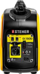 Бензиновый генератор STEHER GI-1500, 220/12 В, 1.2кВт