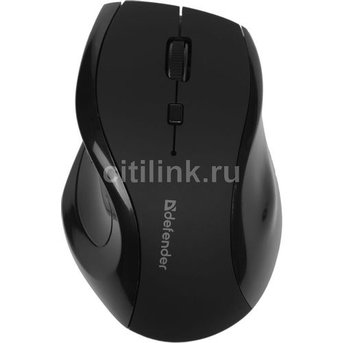 Мышь беспроводная Defender Accura MM-295, оптическая, USB, 1600dpi, черный [52295]