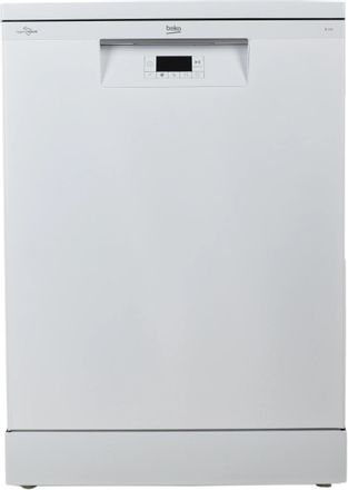 Посудомоечная машина Beko BDFN15422W,  полноразмерная, напольная, 59.8см, загрузка 14 комплектов, белая [7633108377]