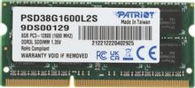 Изображение товара Оперативная память Patriot PSD38G1600L2S DDR3L 8ГБ 1600МГц SO-DIMM