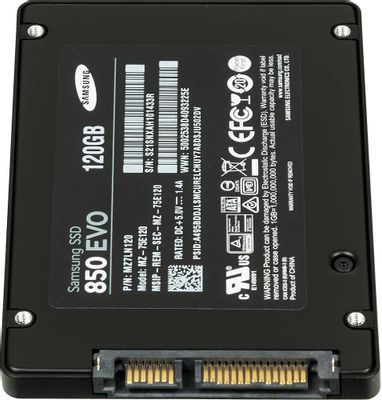 SSD Samsung 850 EVO MZ 75E120BW 120 2.5