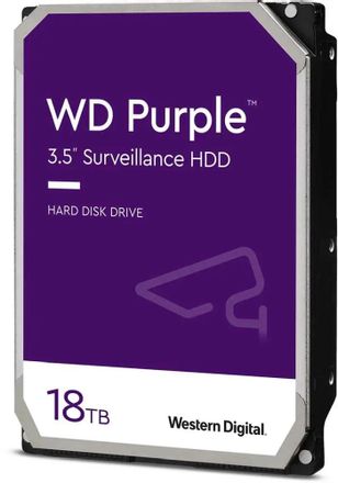Жесткий диск WD Purple WD180PURZ, 18ТБ, HDD, SATA III, 3.5"