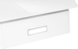 Вытяжка каминная WEISSGAUFF Yota 600 Touch Glass,  белый