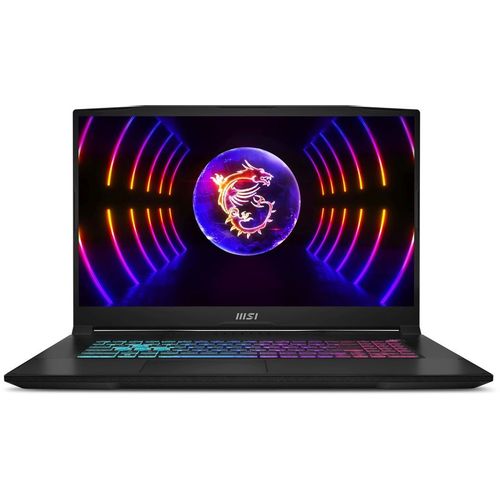 Ноутбук игровой MSI Katana 17 B2RVEK-1618XRU, 17.3", IPS, Intel Core 5 210H 2.2ГГц, 8-ядерный, 16ГБ DDR5, 1ТБ SSD, NVIDIA GeForce RTX 4050 для ноутбуков - 6 ГБ, TGP 105Вт, FreeDOS, черный [9s7-17l591-1618]