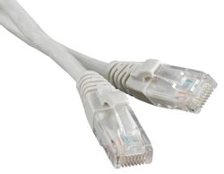 Патч-корд LanMaster FTP, вилка RJ-45, вилка RJ-45, кат.6, ПВХ, 0.5м, серый