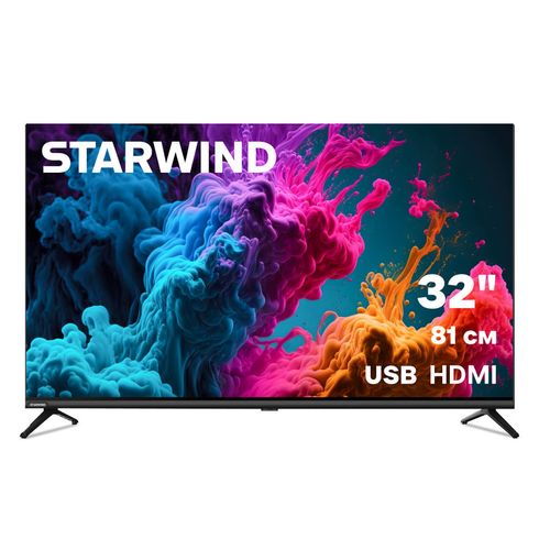 32″ Телевизор StarWind SW-LED32BG200 HD, черный