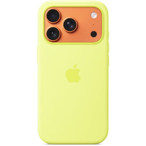 Чехол (клип-кейс) Apple Silicone Case, Neon Yellow, для Apple iPhone 17 Pro, желтый [mgff4fe/a]