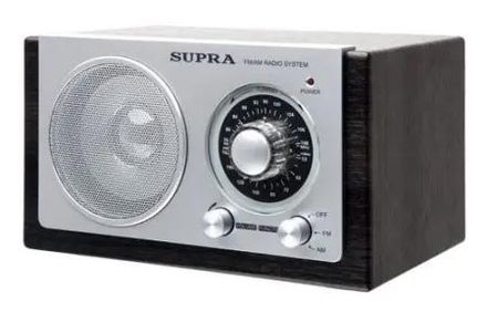 Радиоприемник Supra ST-108,  черный