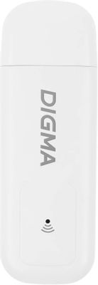 Модем Digma Dongle Wi-Fi DW1960 3G/4G, внешний, белый [dw1960wh ...