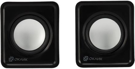 Колонки Oklick OK-331,  2.0,  черный [440404]