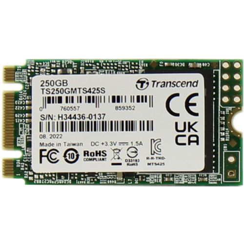 250ГБ SSD накопитель Transcend 425S TS250GMTS425S M.2 2242, SATA III, M.2