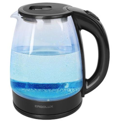 Чайник электрический ERGOLUX ELX-KG06-C02, 1.8л, стекло/пластик