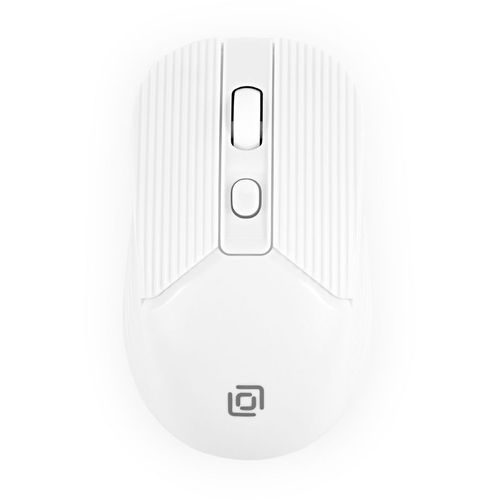 Мышь беспроводная Oklick 509MW white, радио, оптическая, USB, 1600dpi, белый [1885186]