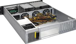 Корпус для сервера монтируемый в стойку EXEGATE Pro 2U550-06, 2U, 600 Вт, черный