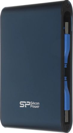 2ТБ Внешний диск HDD  Silicon Power Armor A80, USB 3.0, синий [sp020tbphda80s3b]