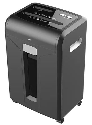 Уничтожитель бумаг Deli E14400, P-4, 4х40 мм, 16 лист. одновременно, 31л