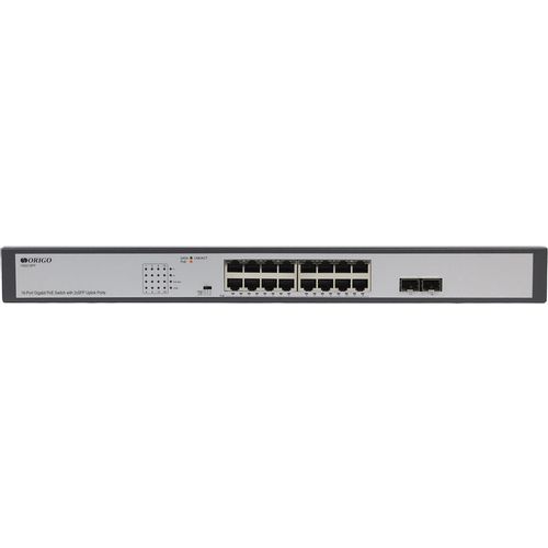 Коммутатор ORIGO OS2218FP/200W, неуправляемый, 16 RJ-45, 10/100/1000 Мбит/с [os2218fp/200w/a1a]
