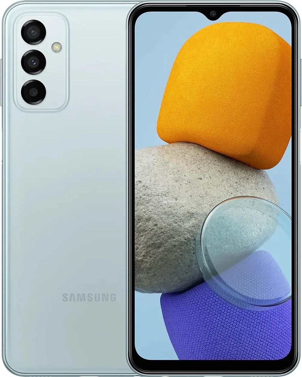 Характеристики Смартфон Samsung Galaxy M23 6/128Gb, SM-M236, голубой  (1809725) смотреть в СИТИЛИНК