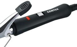 Щипцы для завивки CENTEK CT-2086, черный и серебристый