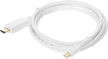 Изображение товара Кабель BURO 1. 2v miniDisplayPort (m) - HDMI (m) 2 м белый