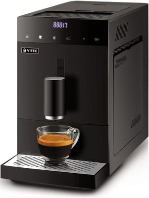 Кофемашина Vitek Metropolis VT-8700, черный – купить в Ситилинк | 2036200