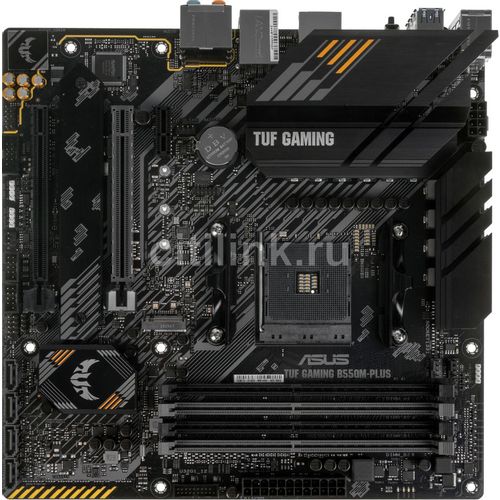 Материнская плата ASUS TUF GAMING B550M-PLUS, Socket AM4, AMD B550, mATX, Ret
