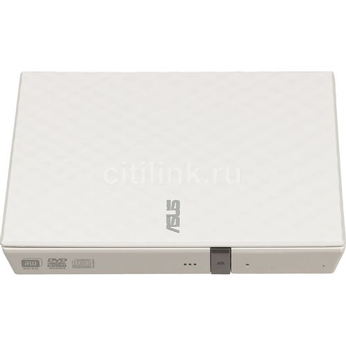 Оптический привод DVD-RW ASUS SDRW-08D2S-U LITE/WHT/G/AS, внешний, USB, белый(бежевый), Ret