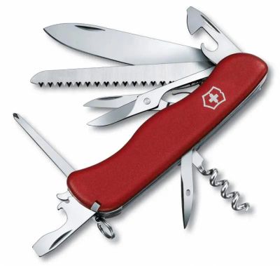 Складной нож Victorinox Outrider, функций: 14, 111мм, красный , коробка картонная [0.9023]