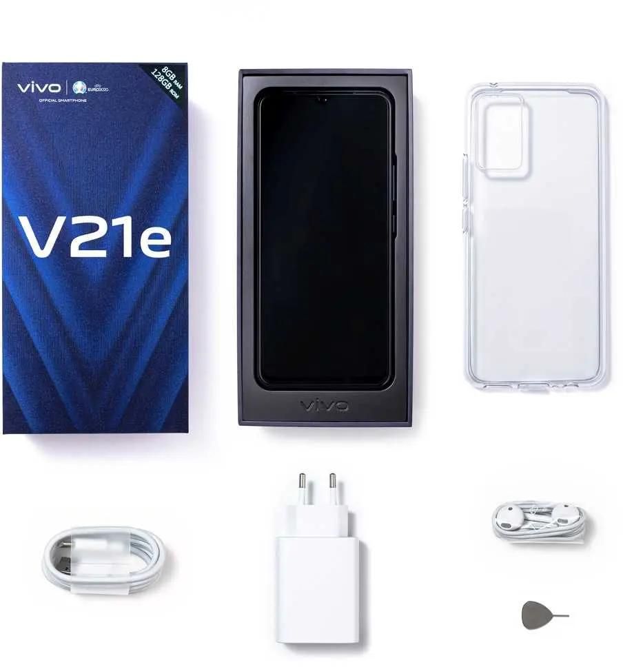 Характеристики Смартфон vivo V21e 8/128Gb, черный антрацит (1547928)  смотреть в СИТИЛИНК