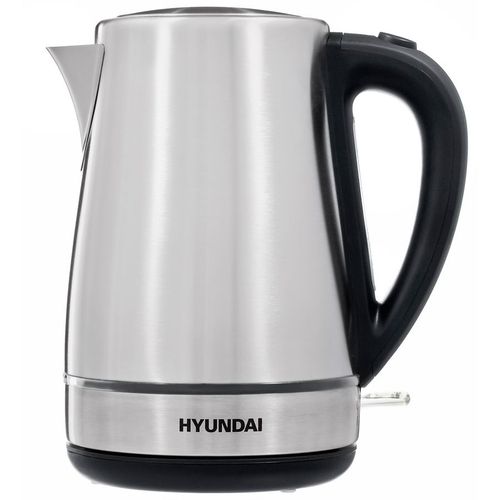 Чайник электрический Hyundai HYK-S3020, 2200Вт, серебристый матовый и черный HYUNDAI