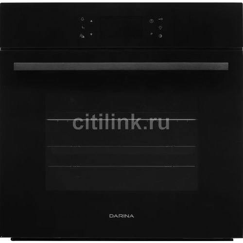 Духовой шкаф электрический Darina 2V BDE 112 710 BB, 65л, дверца с 2 стеклами, черный/стекло черное