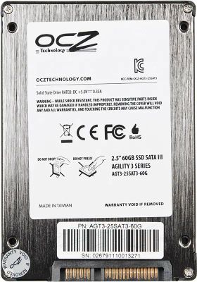 sSD OCZ Agility 3 AGT3 25SAT3 60G 60 2.5
