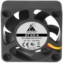 Вентилятор Glacialtech GT Ice 4 40х40x10 черный 3-pin 4-pin (Molex) (CF ...