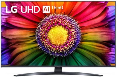 43" Телевизор LG 43UR81009LK.ARUB, 4K Ultra HD, черный, СМАРТ ТВ, WebOS ...