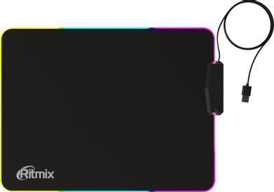 Коврик для мыши Ritmix MPD-440 (M) черный, ткань, 400х300х3мм [80001678]